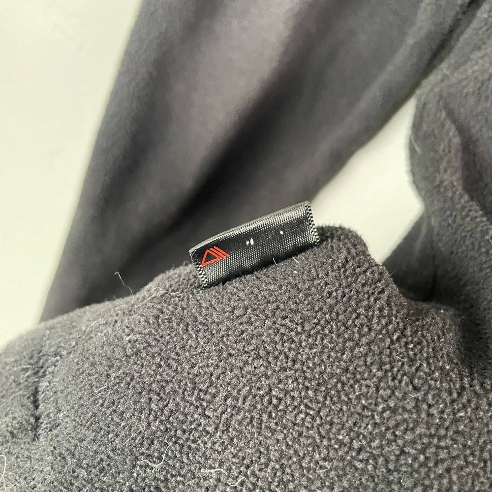 Helly Hansen Fleece Sweater Women M Black Quarter Zip Logo Hike Outdoor Polartec - Picture 9 of 12